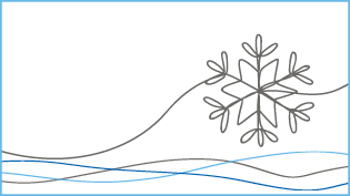 Snowflake winter image