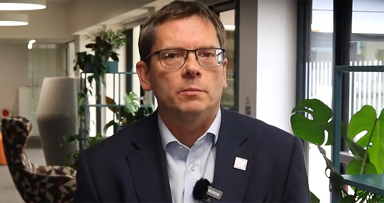 Scottish Water CEO Alex Plant Scottish Water CEO Alex Plant explaining Modern Slavery Statement