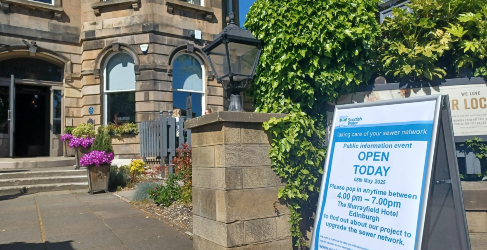 An information event was held at a local hotel IUW Murrayfield Corstorphine Road