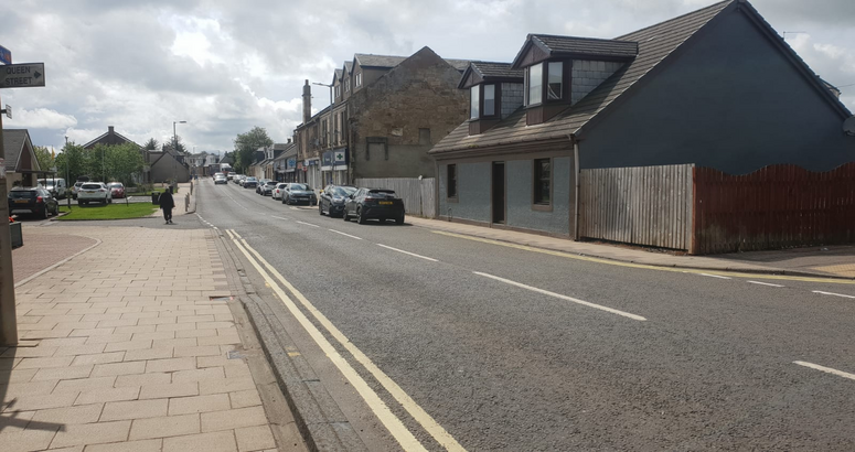 The new sewer will run across King Street Stonehouse Sewer Upgrade