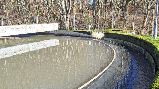 The treatment works have served the town for many years Dollar Waste Water Treatment Works Upgrade