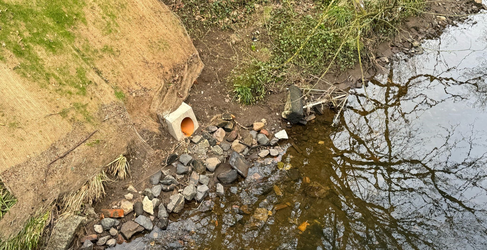 Excess surface water will drain into Annick Water Stewarton Flood Alleviation