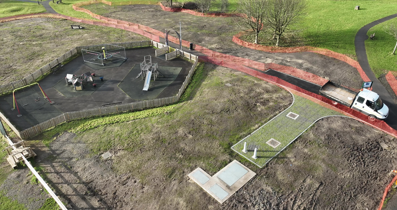 The new overflow and upgraded sewer will protect the park and properties from flooding Cardross Outfall Completion