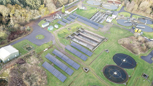The new solar scheme at Allers WWTW