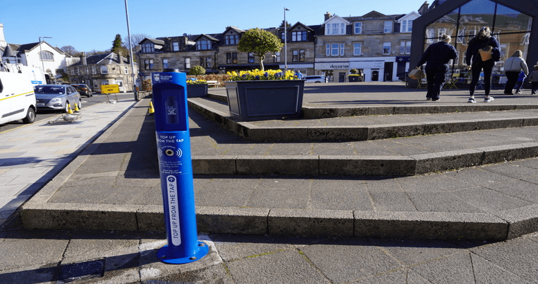 Kilmacolm TUT outside library