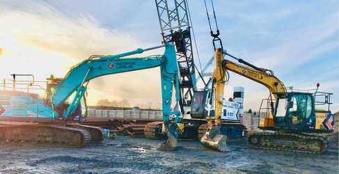 Heavy plant machinery was needed to carry out the work Provost Driver Court Complete