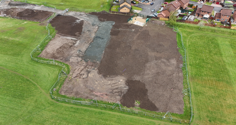 The site will be fully reinstated for the community Provost Driver Court Complete