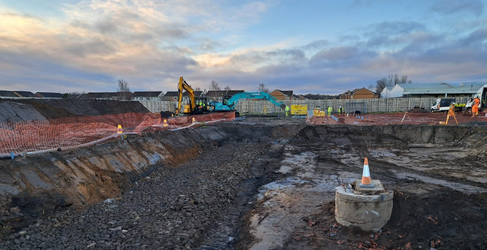 The ground was highly unstable and caused a range of issues Provost Driver Court Complete