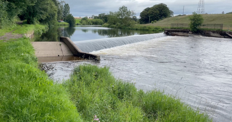 The weir on the River Annan was preventing eels from reaching the upstream area of the catchment