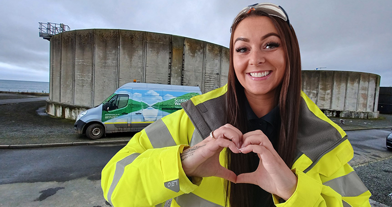 Michelle Barbour Waste Water Team Leader at Scottish Water on International Women's Day Michelle Barbour Waste Water Team Leader at Scottish Water on International Women's Day