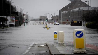 The A8 regularly floods A8 Greenock Flood Alleviation Project