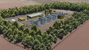 A 3D visualisation of the what the new works could look like