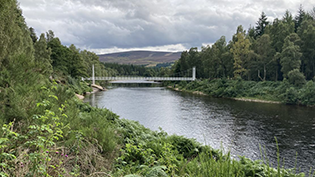 River Dee general view of the River Dee