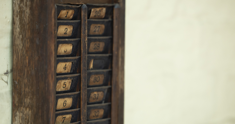 Some original features such as this clock in card holder can be found Partick Pumping Station