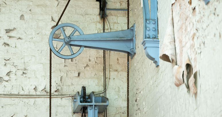 The original pumps were steam powered and required coal to be winched from huge bunkers Partick Pumping Station