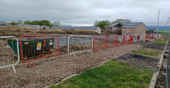 Around 5,000 new homes are being built in the area Robroyston Water Main Upgrade