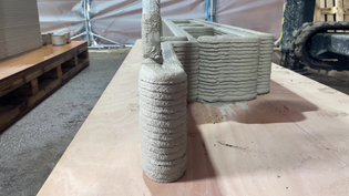 Assets can be 'printed' in a matter of hours 3D Concrete Printing