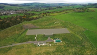 £30m Clear Water Tank investment in the Scottish Borders  Aerial footage of £30m Clear Water Tank investment in the Scottish Borders
