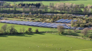 Howden PV scheme arial view
