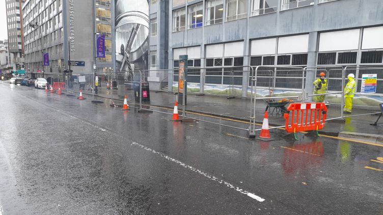 George Street Road Closure Picture
